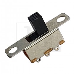 کلید کشویی کوچک بدنه فلزی  3 پین