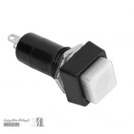 شستی پلاستیکی PBS-12B مربعی سفید