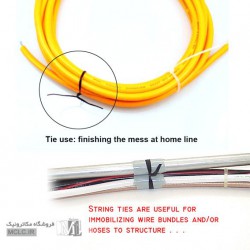 بست سیم مفتولی - پک 1000 تایی - 10 سانتیمتری