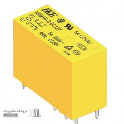 رله کتابی HKE HRM1H-S-DC12 دو کنتاکت 12V 5A