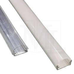 ریل آلومینیومی به همراه طلق