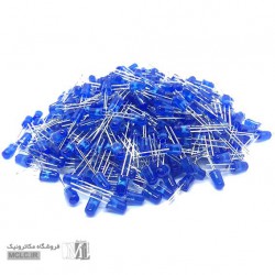 LED مات آبی 5 میلیمتر مارک MCLC LED LAMPS بسته 1000عددی