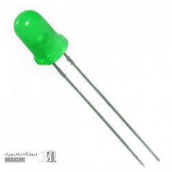 LED مات سبز 5 میلیمتر LED مات سبز 5 میلیمتر