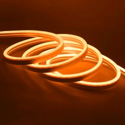 ریسه نئون فلکسی نارنجی - 100 سانتی متری ریسه نئون فلکسی نارنجی - 100 سانتی متری