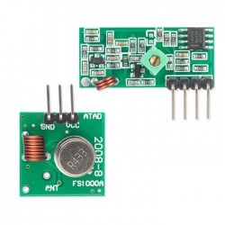 ماژول فرستنده و گیرنده ASK رادیویی 433 مگاهرتز - جفت