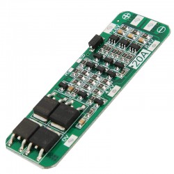 ماژول شارژر باتری لیتیوم سه سل 20A با پروتکشن