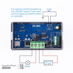 کنترلر برنامه پذیر دور موتور DC با نمایشگر ZK-MG