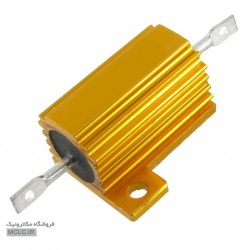 مقاومت 25 وات 1 اهم 5 درصد صنعتی | هیت سینک دار 1R مقاومت 25 وات 1 اهم 5 درصد صنعتی | هیت سینک دار 1R