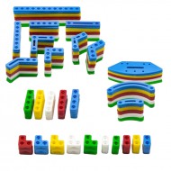 پک سازه پلاستیکی ربات 150 عددی