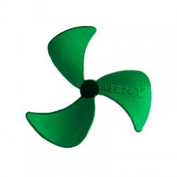 پروانه پلاستیکی سه پر 20 میلی متر رنگی