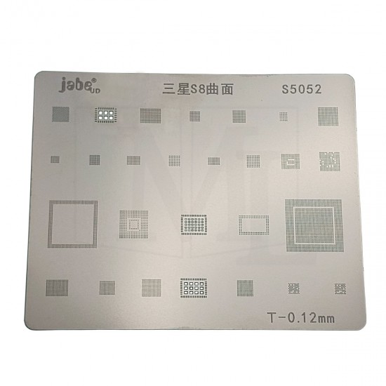 شابلون BGA کد JABE S8 S5052 مخصوص سامسونگ S4 S5 S6 S7 S8 Edge Note 3 4 5 6 ابزار و تجهیزات الکترونیک