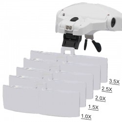 ذره بین عینکی چراغدار NO.9892B