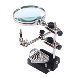 گیره مونتاژ ذره بین بزرگ با پایه هویه JM 508