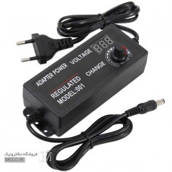 آداپتور سوئیچینگ | منبع تغذیه متغیر پرتابل 3 تا 12 ولت 5 آمپر