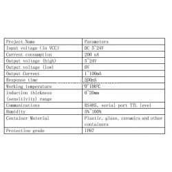 دتکتور غیرتماسی تشخیص سطح مایعات