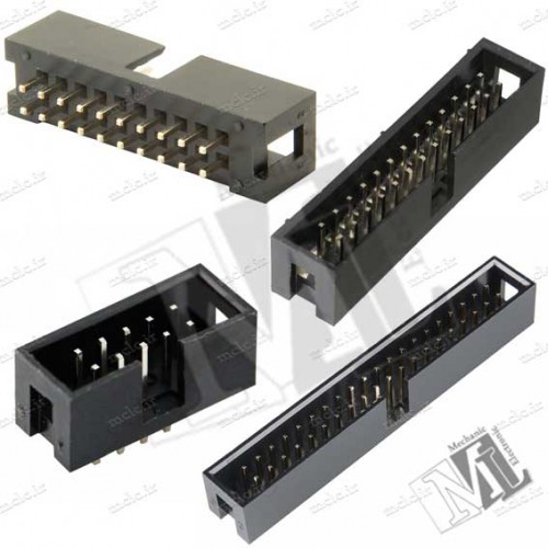 IDC BOX HEADER 2*13 ST CONNECTORS, SOCKETS & TERMINALS