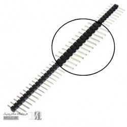 پین هدر نری 40*1 معمولی مشکی