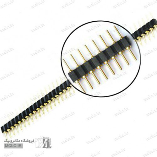 MALE PIN HEADER 1x40 ROUND 2.54mm CONNECTORS & SOCKETS