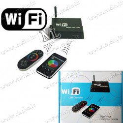 ریموت کنترل وای فای و ریموت لمسی و درایور LED RGB