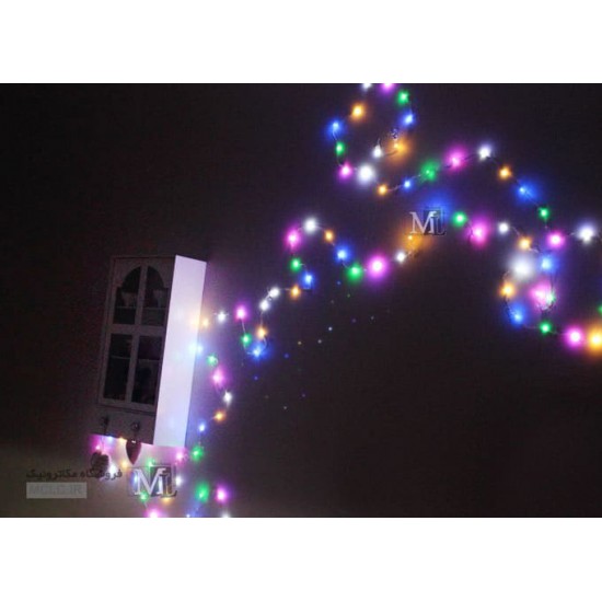ریسه LED تزیینی 12 ولت | 10 متری 5 رنگ محصولات روشنایی و متعلقات