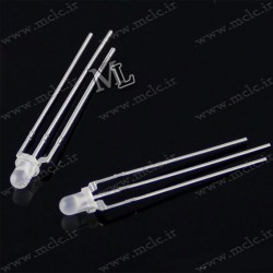 ال ای دی مات دو رنگ قرمز سبز 3 میلی متر کاتد مشترک