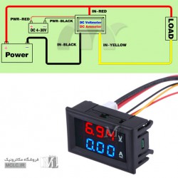 ماژول ولت متر آمپرمتر قابدار مستقیم - مرغوب ماژول ولت متر آمپرمتر قابدار مستقیم - مرغوب
