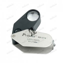 ذره بین تاشو چراغدار پروسکیت MA-014