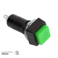 GREEN MOMENTARY SPST SQUARE PUSH BUTTON SWIITCH SWITCHES & BUTTONS