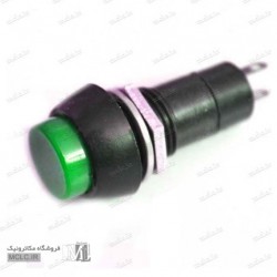 شستی پلاستیکی گرد سبز