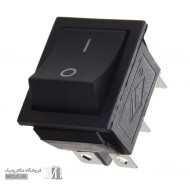 کلید راکر بزرگ مشکی درجه دو کلید راکر بزرگ مشکی درجه دو