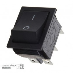 کلید راکر بزرگ مشکی درجه دو کلید راکر بزرگ مشکی درجه دو