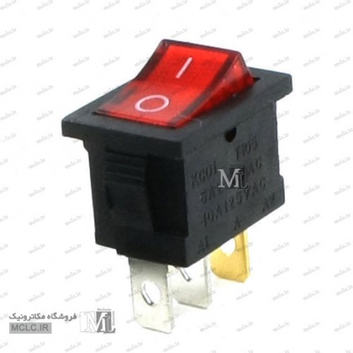 کلید راکر چراغدار 3 پین سوئیچ و باتوم