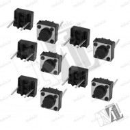 تک سوییچ 2 پین 6*6 سایز 5 میلیمتر تک سوییچ 2 پین 6*6 سایز 5 میلیمتر