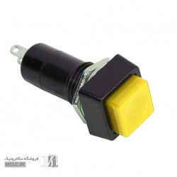 شستی پلاستیکی PBS-12B مربعی زرد