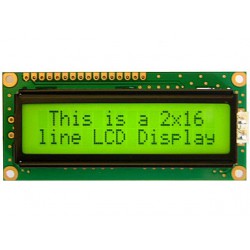 LCD کاراکتری 2x16 سبز با بک لایت