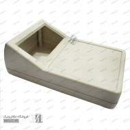 باکس پنل دار سفید پلاستیکی رومیزی 150*95*54 باکس پنل دار سفید پلاستیکی رومیزی 150*95*54