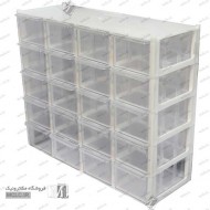 پالت 20 کشوی کریستالی  - 5 طبقه- کشو 11 سانتی پالت 20 کشوی کریستالی  - 5 طبقه- کشو 11 سانتی