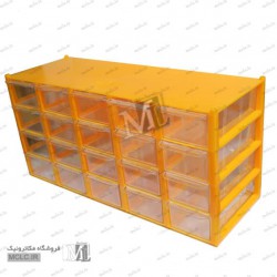 پالت 20 کشوی کریستالی - کشو کوچک کارتن 12 عددی