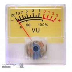 میتر VU | میکرو آمپرمتر پنلی 100 میکرو آمپر