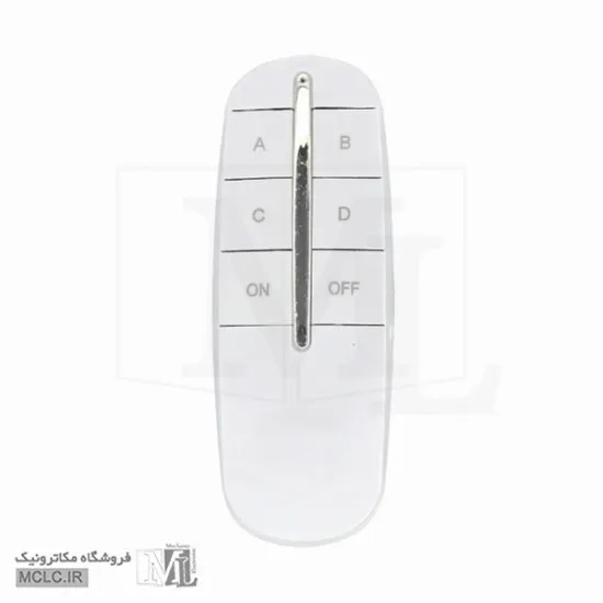 ریموت کنترل چهار کانال با گیرنده(رسیور) 220 ولت محصولات روشنایی و متعلقات