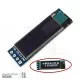 ماژول نمایشگر OLED 128 x 32 آبی 0.91 اینچ ماژول الکترونیکی