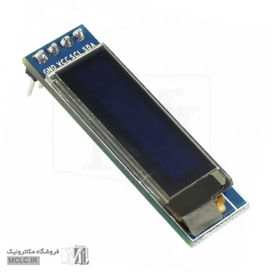 ماژول نمایشگر OLED 128 x 32 آبی 0.91 اینچ ماژول الکترونیکی
