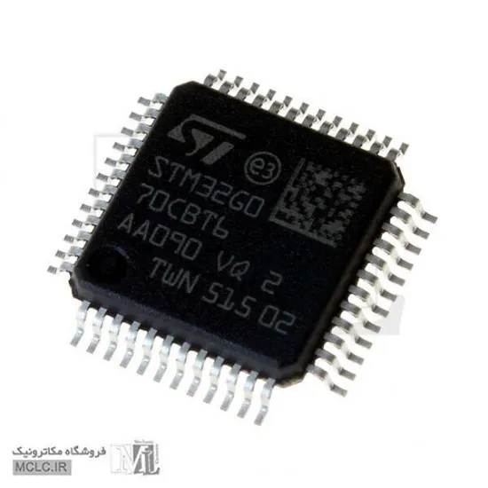میکروکنترلر STM32G070CBT6 پکیج LQFP-48 میکروکنترلر