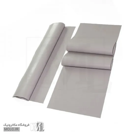 عایق سیلیکونی طوسی 30cmx0.3mm متری ابزار و تجهیزات الکترونیک