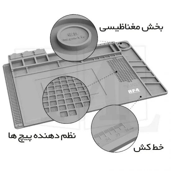 پد سیلیکون تعمیرات حرفه ای S-160 ابزار و تجهیزات الکترونیک