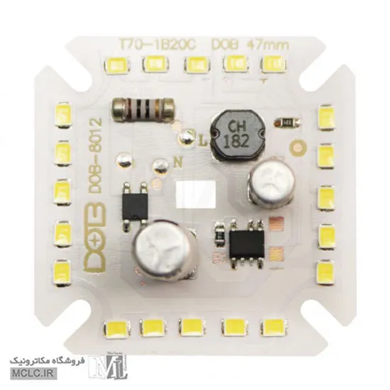 LED DOB | دی او بی 20 وات سفید مهتابی مربعی LED