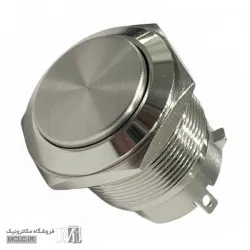 کلید استیل گرد فشاری 22C-G10Z
