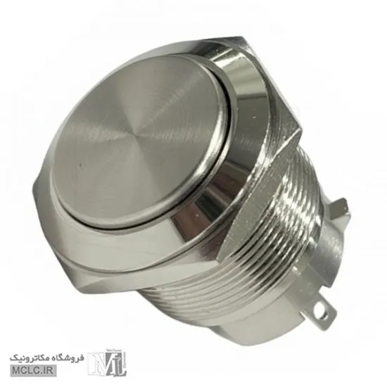 کلید استیل گرد فشاری 22C-G10Z کلید سوئیچ باتوم