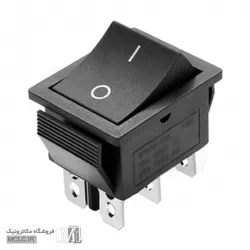 کلید راکر بزرگ 6 پین مشکی مرغوب