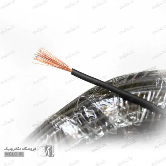 سیم افشان 25 رشته 0.5 - کلاف 100 یاردی سیم، کابل و مجموعه سیم الکترونیکی
